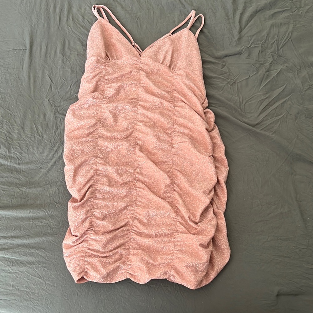 Pink Sparkly Wild Fable Bodycon dress - Picture 3 of 4
